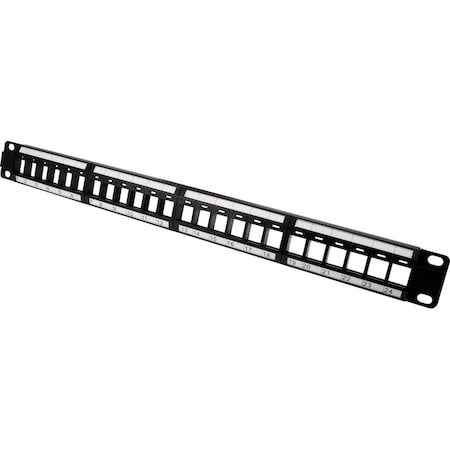 Quest Technology International Unloaded Patch Panel - 24-Port, 1U NBP-2224
